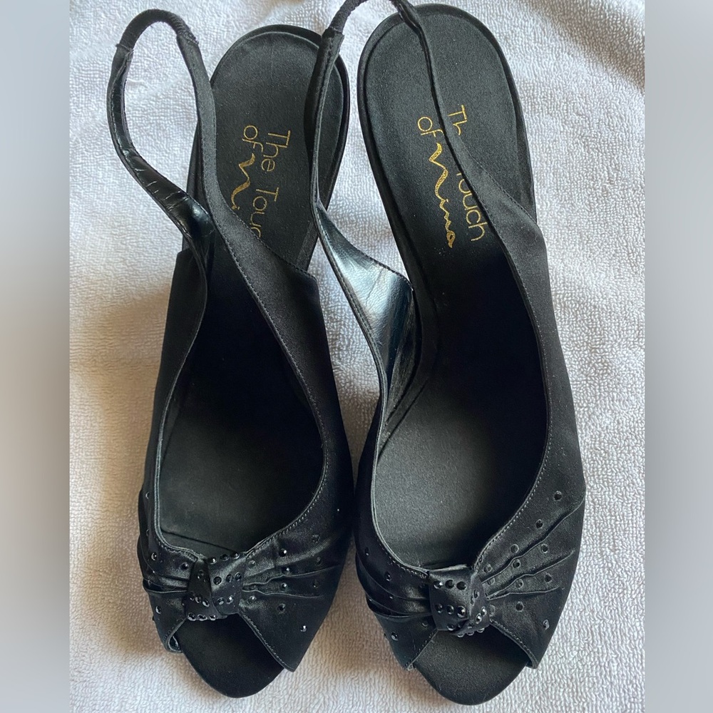Black heels, size 9.5